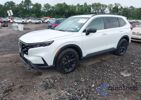 2023 Honda Cr-V Hybrid Sport из США, поврежденный, VIN 2HKRS6H52PH810571